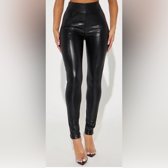 Fashion Nova Pants - Sale! Fashion Nova Black Faux Leather Pants